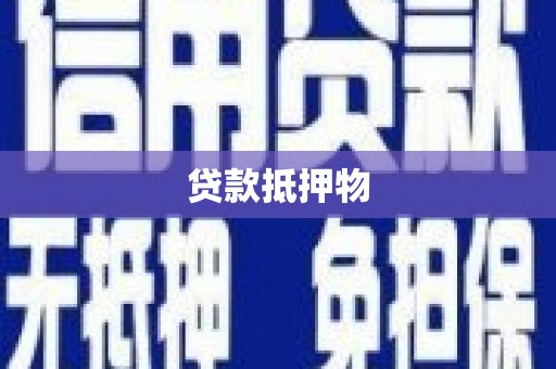 狮潭贷款抵押物