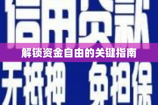 狮潭解锁资金自由的关键指南