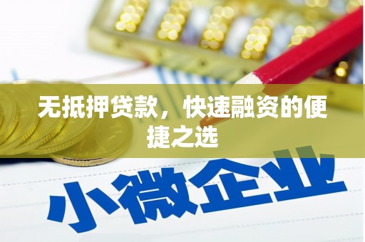 狮潭无抵押贷款，快速融资的便捷之选