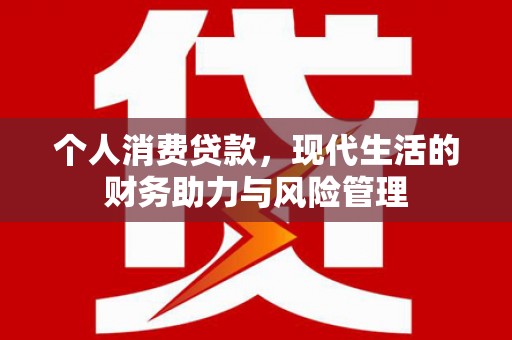 狮潭个人消费贷款，现代生活的财务助力与风险管理