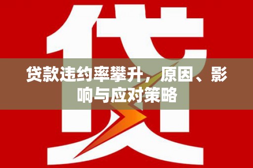 狮潭贷款违约率攀升，原因、影响与应对策略
