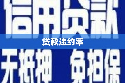 狮潭贷款违约率