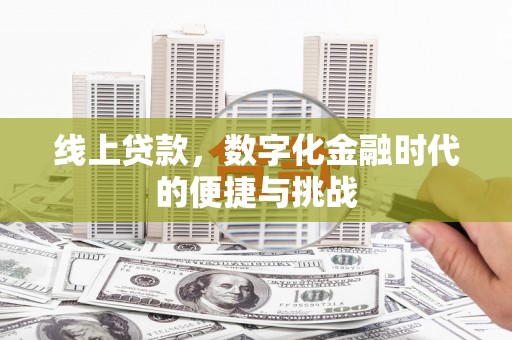 狮潭线上贷款，数字化金融时代的便捷与挑战