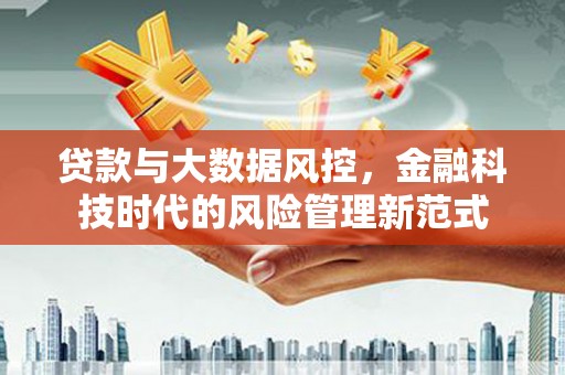 狮潭贷款与大数据风控，金融科技时代的风险管理新范式