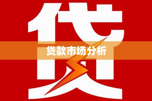 狮潭贷款市场分析