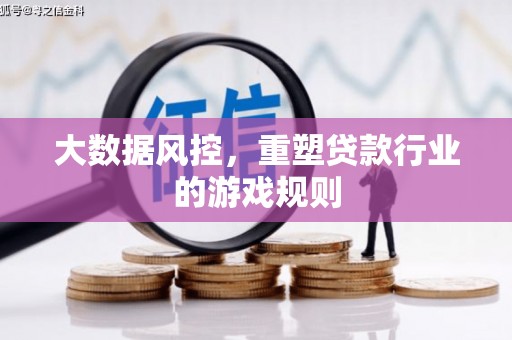 狮潭大数据风控，重塑贷款行业的游戏规则