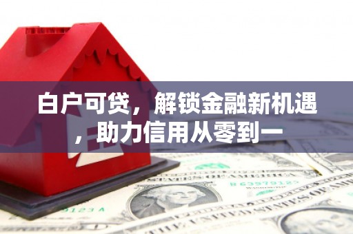 狮潭白户可贷，解锁金融新机遇，助力信用从零到一