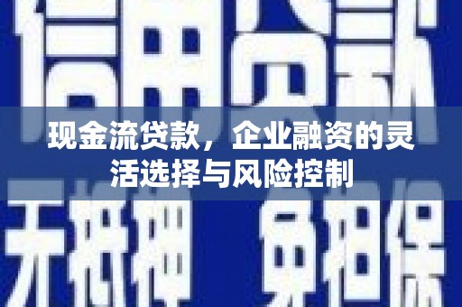 狮潭现金流贷款，企业融资的灵活选择与风险控制