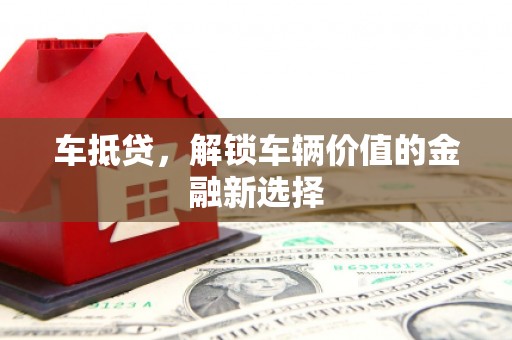 狮潭车抵贷，解锁车辆价值的金融新选择