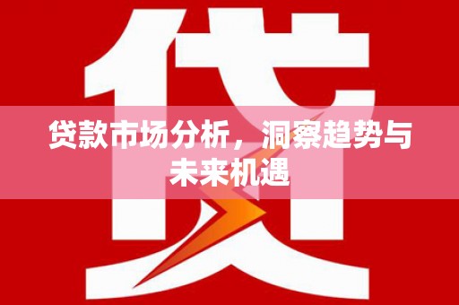 狮潭贷款市场分析，洞察趋势与未来机遇