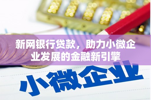 狮潭新网银行贷款，助力小微企业发展的金融新引擎