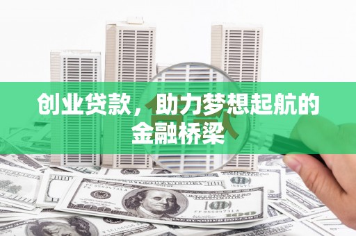狮潭创业贷款，助力梦想起航的金融桥梁