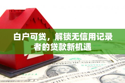 狮潭白户可贷，解锁无信用记录者的贷款新机遇