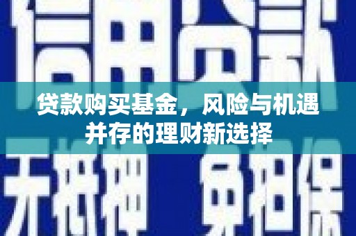 狮潭贷款购买基金，风险与机遇并存的理财新选择