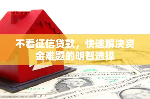 狮潭不看征信贷款，快速解决资金难题的明智选择