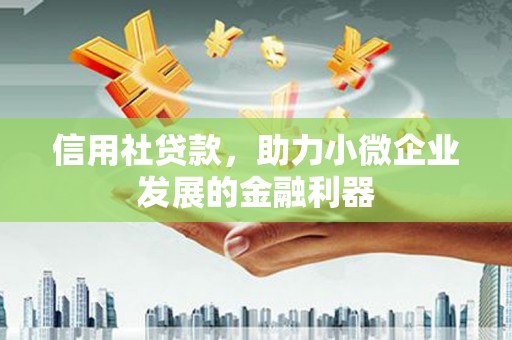 狮潭信用社贷款，助力小微企业发展的金融利器