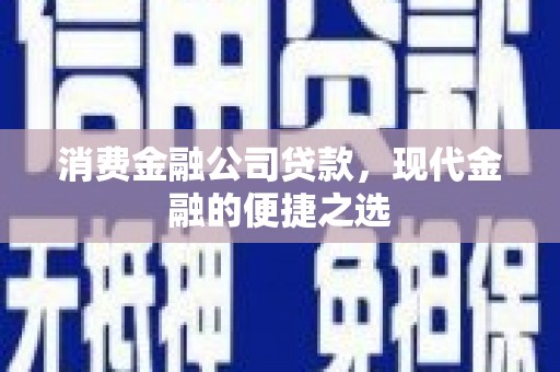 狮潭消费金融公司贷款，现代金融的便捷之选