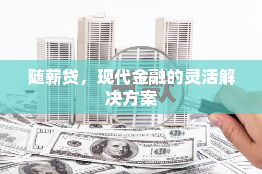 狮潭随薪贷，现代金融的灵活解决方案