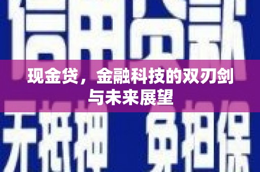 狮潭现金贷，金融科技的双刃剑与未来展望