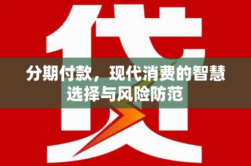 狮潭分期付款，现代消费的智慧选择与风险防范