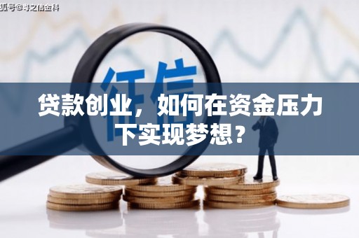 狮潭贷款创业，如何在资金压力下实现梦想？