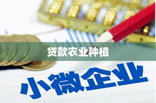 狮潭贷款农业种植