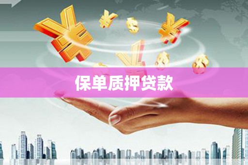 狮潭保单质押贷款