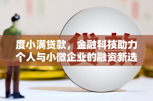 狮潭度小满贷款，金融科技助力个人与小微企业的融资新选择