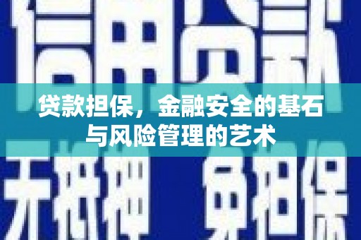 狮潭贷款担保，金融安全的基石与风险管理的艺术