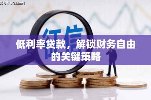 狮潭低利率贷款，解锁财务自由的关键策略