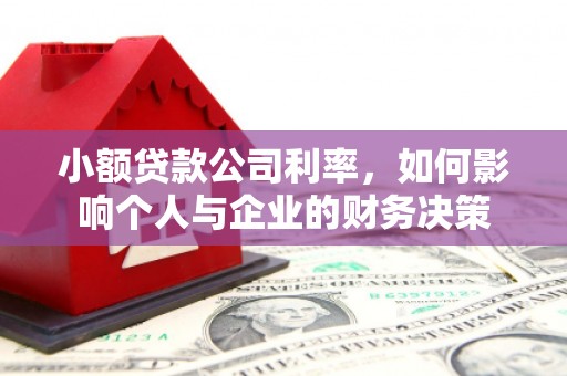狮潭小额贷款公司利率，如何影响个人与企业的财务决策