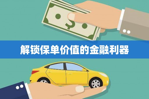 狮潭解锁保单价值的金融利器