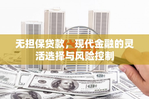 狮潭无担保贷款，现代金融的灵活选择与风险控制
