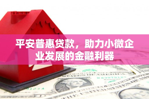 狮潭平安普惠贷款，助力小微企业发展的金融利器