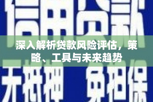 狮潭深入解析贷款风险评估，策略、工具与未来趋势