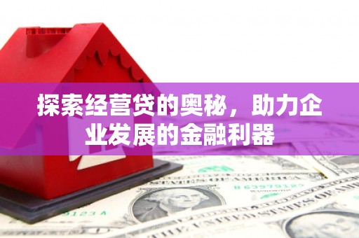 狮潭探索经营贷的奥秘，助力企业发展的金融利器