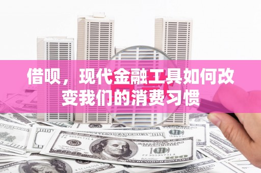 狮潭借呗，现代金融工具如何改变我们的消费习惯