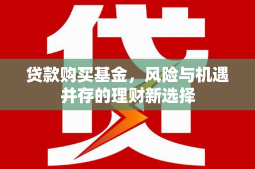 狮潭贷款购买基金，风险与机遇并存的理财新选择