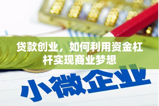 狮潭贷款创业，如何利用资金杠杆实现商业梦想