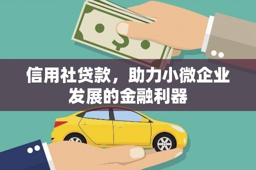 狮潭信用社贷款，助力小微企业发展的金融利器