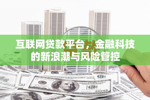 狮潭互联网贷款平台，金融科技的新浪潮与风险管控