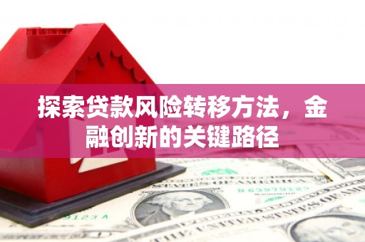 狮潭探索贷款风险转移方法，金融创新的关键路径