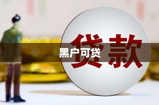 狮潭黑户可贷