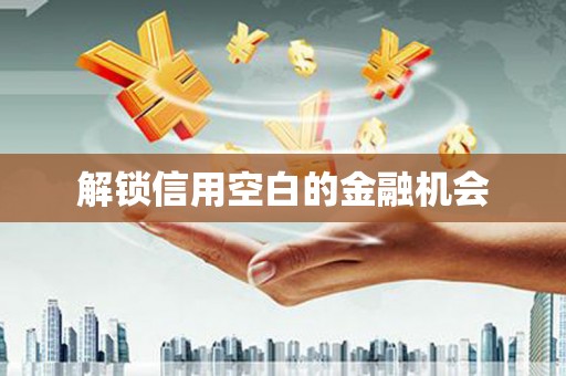 狮潭解锁信用空白的金融机会