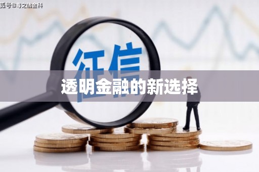 狮潭透明金融的新选择