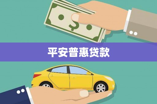 狮潭平安普惠贷款