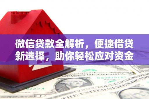 狮潭微信贷款全解析，便捷借贷新选择，助你轻松应对资金需求